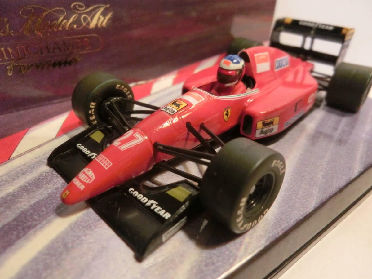 Amazon.co.jp: PMA製 1/43 フェラーリ F92A ＃27 ジャン アレジ 1992